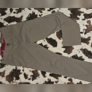Wrangler Men’s Khaki Pants Size 33x30 Stretch Casual Utility